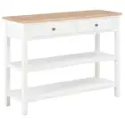 vidaXL Sideboard White 110x35x80 cm MDF