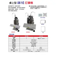 在飛比找蝦皮購物優惠-WS-601 桌上型鐵線訂書機  (釘書機/釘書針/騎馬針/