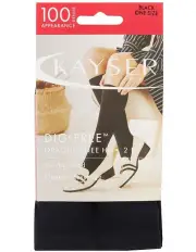 [Kayser] Dig Free 100D Knee Hi 2 Pack in Black