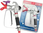 Airless Paint Spray Gun Sprayer High Pressure 3600 PSI 517 Nozzle Tip Swivel Joint for Sprayer