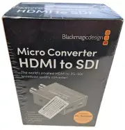 Blackmagic Design Micro Converter HDMI to SDI 3G Black Magic Micro-USB Powered