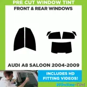For Audi A8 4-door Saloon 2004-09 Full Pre Cut Window Tint Kit Front & Rear Film