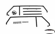 Roll Cage and Steering Wheel for 1/10th Black Rock Z-B0158 RC4WD inc Hardware