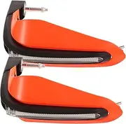 CHICAMPERA Motorcycle Handguards Windshield Protector for Dirt Easy Installation Aerodynamic Design Hand Protection Against Wind Debris Cnc Crafted