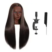 Mannequin Head With Hair，Training Doll Manikin Cosmetology Styling Head