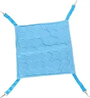 BUGUUYO 1Pc Double Sided Cat Hammock Summer Pad Breathable Hanging Bed for Cats and Pets Comfortable Nest Cushion Blue for Play and Rest