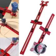 Metal Milling Groove Bracket Router Circle Jig Aluminum Cabinet Woodwork Tools