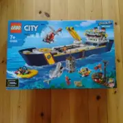 LEGO City Ocean Exploration Ship 60266 Boat Building Toy Complete Set New