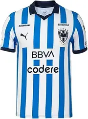 [PUMA] Men's Soccer Monterrey 23/24 Home Jersey - Retro Design, DryCell Technology, 100% Polyester Construction