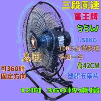 在飛比找Yahoo!奇摩拍賣優惠-富王牌12吋 360度 涼風扇 外旋式電風扇 桌扇 外旋式風