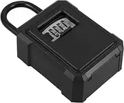 Veemoon Key Lock Box Metal Key Hider with Readable Resettable Code for Secure Storage for Home Office Garage Travel and Outdoor Use