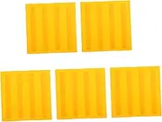 Hohopeti 5pcs Blind Brick Sidewalk Board Blind Road Supply Obvious Blind Board Floor Sticker Road Background Board Self-Adhesive Waterproof Sticker Multi-Functional Blind Board
