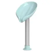 leaf-shaped drain soap box sink soap sponge holder sucker non-slip soap dish