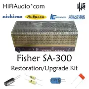 Fisher SA300 amp amplifier restoration recap repair service rebuild kit