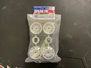 Tamiya TT-01 Type-E Racing Truck Wheels (Matte Chrome) (4) [TAM51588]