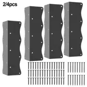L-Shaped Brackets Garden Bed Reinforcement Simple Installation Process