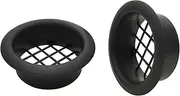Speaker Cabinet Port Tubes for PA/DJ Speaker Cabinets Subwoofer Bass Reflex Tube Bass Box Vent, 2" Diameter, 1" Length - 2Pack