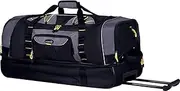 [TPRC] Sierra Madre II Upright Rolling Duffel Bag, Black/Gray, 30-Inch, Sierra Madre Ii Upright Rolling Duffel Bag