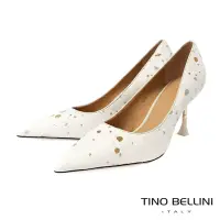 在飛比找Yahoo奇摩購物中心優惠-Tino Bellini 尖頭美人魚異材質拼接高跟鞋FSEV