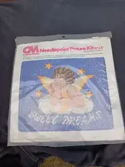 Columbia Minerva Needlepoint Kit Sweet Dreams NIP 1977 Meredith Gladstone