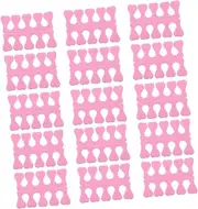 Minkissy 30pcs Toe Separator Manicure Separator Nail Art Divider Toe Stretcher High-density Sponge Comfortable for Nail Beauty