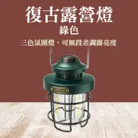 在飛比找momo購物網優惠-【工具達人】復古檯燈 帳篷燈 露營美學燈 充電造型燈 露營吊