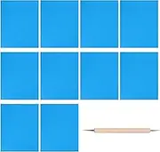 SEWACC 2sets Cross Stitch Transfer Carbon Paper Sewing Carbon Embossing Stylus for Embroidery 10pcs*2