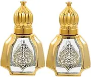 2Pcs Portable Bottles Multi Function Aroma Perfume Containers Decorative Essential Oil Bottles for Travel Friends and Family