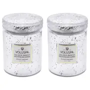 Silver Birch Peppercorn - Small Kit by Voluspa for Unisex - 2 x 5.5 oz Candle