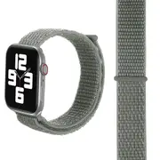 For Apple Watch SE,40-mm Case,Nylon Watch Band,Fastener,Silver Grey