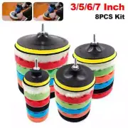 5/6/7 Inch Car Polish Pad Polishing Disc Polisher Buffing For Car Drill Adapter