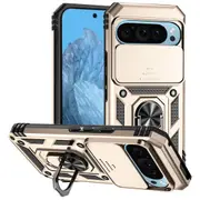 For Google Pixel 9 5G Case, Camera Shielding Cover, Gold