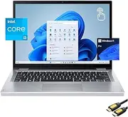 acer Aspire 3 Spin 2-in-1 Laptop, 14" 1920 x 1200 WUXGA IPS Touchscreen Display, i3-N305 (Up to 3.8GHz), 8GB RAM, 512GB NVMe SSD, Webcam, USB-C, BT, WiFi 6, HDMI, SPS HDMI, Win 11 Pro, Pure Silver