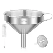 Funnel, Filling Bottles, Kitchen Gadgets Cooking Oil Funnel W/Strainer YS.....