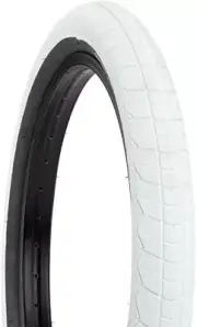 Sunday Current V2 BMX Tire 20x2.4in - White/Black BMX Bike