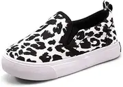 [UBELLA] Toddler Kids Canvas Sneakers Boy's Girl's Casual Slip-on Shoes Loafer Flats