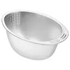 Stainless Steel Colander Draining Bowl for Fruit Kitchen Colander Bowl