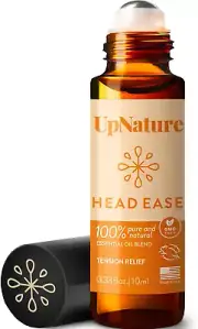 Head Ease Essential Oil Roll on Blend – Natural Head Tension Relief with Pepperm