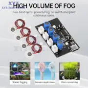 Type-C Humidifier DIY Kits Ultrasonic Mist Maker Atomizing Module 4 Way Atomizer
