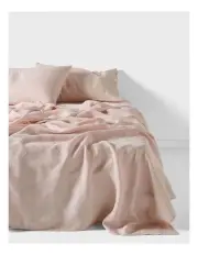 [Linen House] House Nimes Sheet Set In Rose