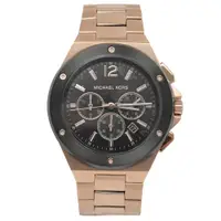 在飛比找PChome24h購物優惠-MICHAEL KORS MK8940 三眼大錶框腕錶.玫瑰