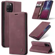 CaseMe Samsung Galaxy A31 Classic PU Leather Folio Case Cover A315 [Wine]
