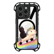 iPhone 16 Pro Ultra Bounce Case MagSafe Compatible Rainbow Unicorn