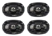 (4) Clarion SE6935R 220 Watt 6x9" Coaxial 3-Way Car Audio Speakers