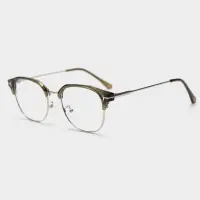 在飛比找蝦皮購物優惠-2358TF新款韓系近視眼鏡框男女素顏藝文平光鏡架潮細框可配