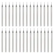 30pcs 0.5mm Diamond Hole Saw Cylindrical Grinding Drill Bits with 2.35mm Shank