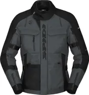 Spidi Tour Evo 2 H2Out waterproof Motorcycle Textile Jacket, black-grey, Size 3XL for Men Black Grey