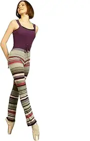 [SANSHA] Women's Full Length Warm-up Unitard with Multicolor Details