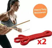 Power Bands Heavy Duty Resistance Yoga Exercise Fitness Workout Band Gym Pull Up