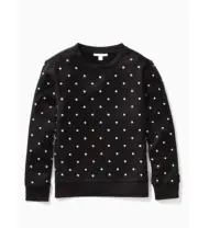 Girls shimmer stud sweatshirt Size 10 & Varsity Lace Top sweatshirt Size 12 New